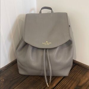 Kate Spade Gray Backpack
